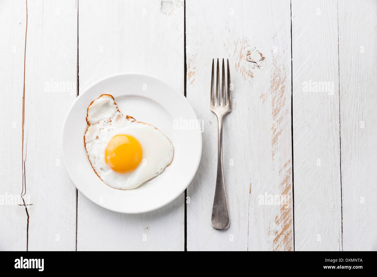 Spiegelei zum Frühstück Stockfoto
