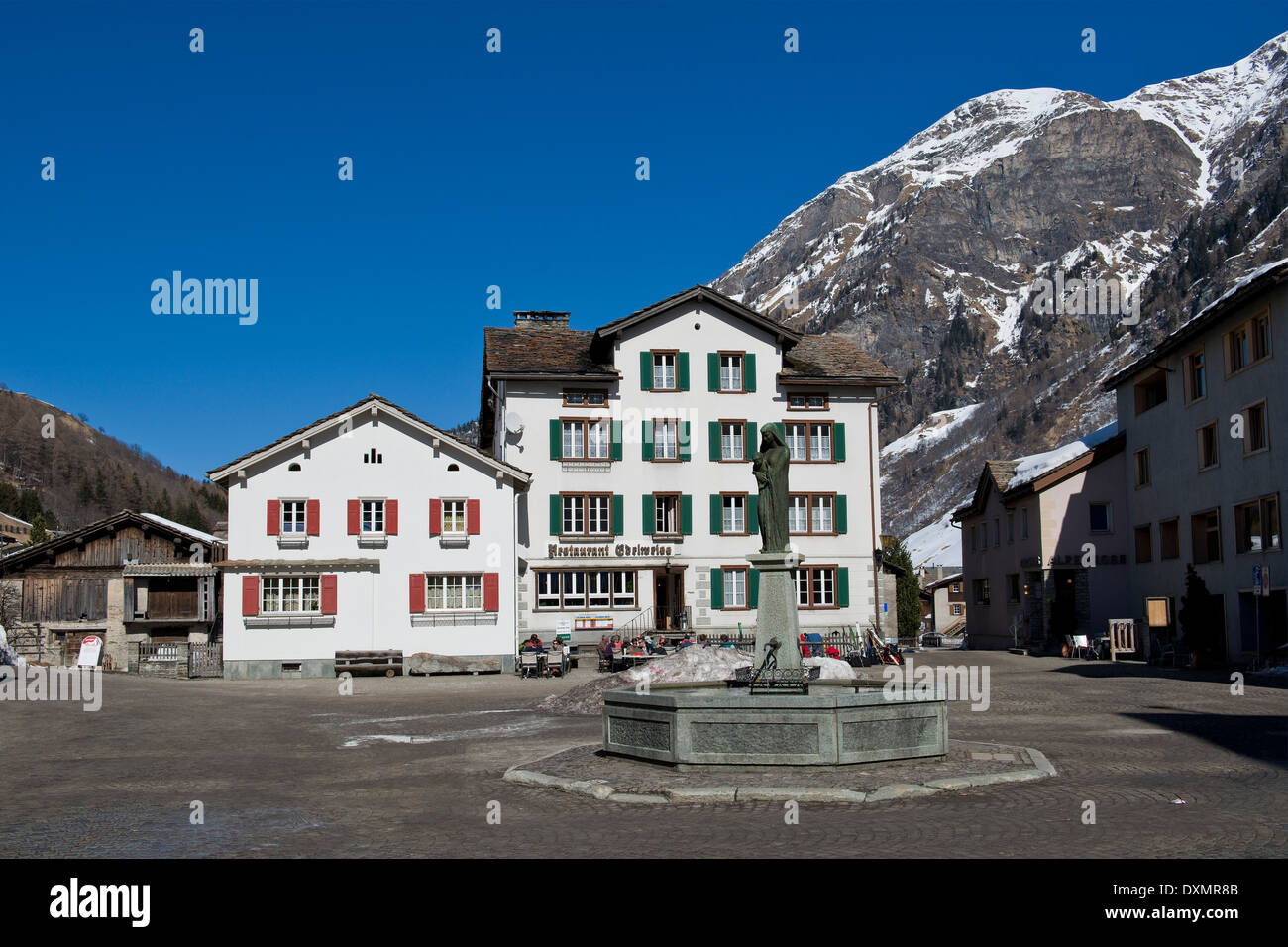 Schweiz, Kanton Graubünden, Vals Stockfoto