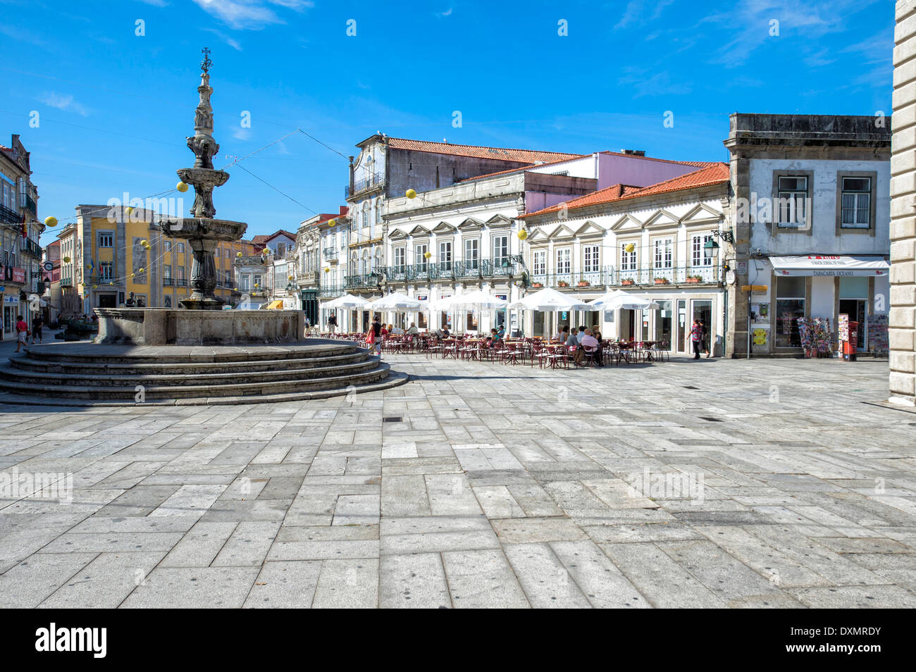 Praca da Republica, Viana do Castelo, Minho, Portugal Stockfoto