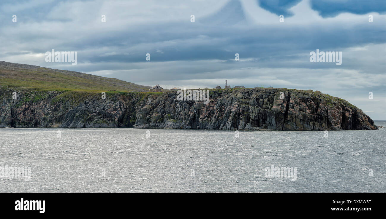 Kolyuchin Insel ehemalige Wetterstation Chukotka, Russland Stockfoto