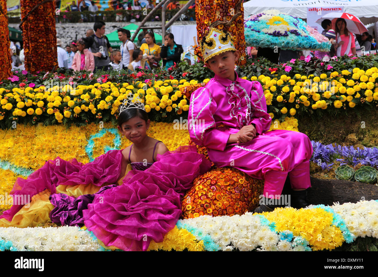 Baguio Panagbenga 2014 Blumenfest Stockfoto