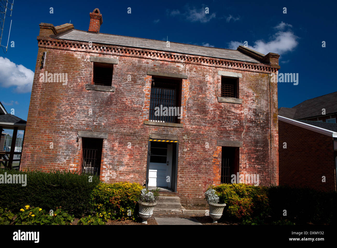 Alten Currituck Gefängnis, Currituck, North Carolina, Vereinigte Staaten von Amerika Stockfoto