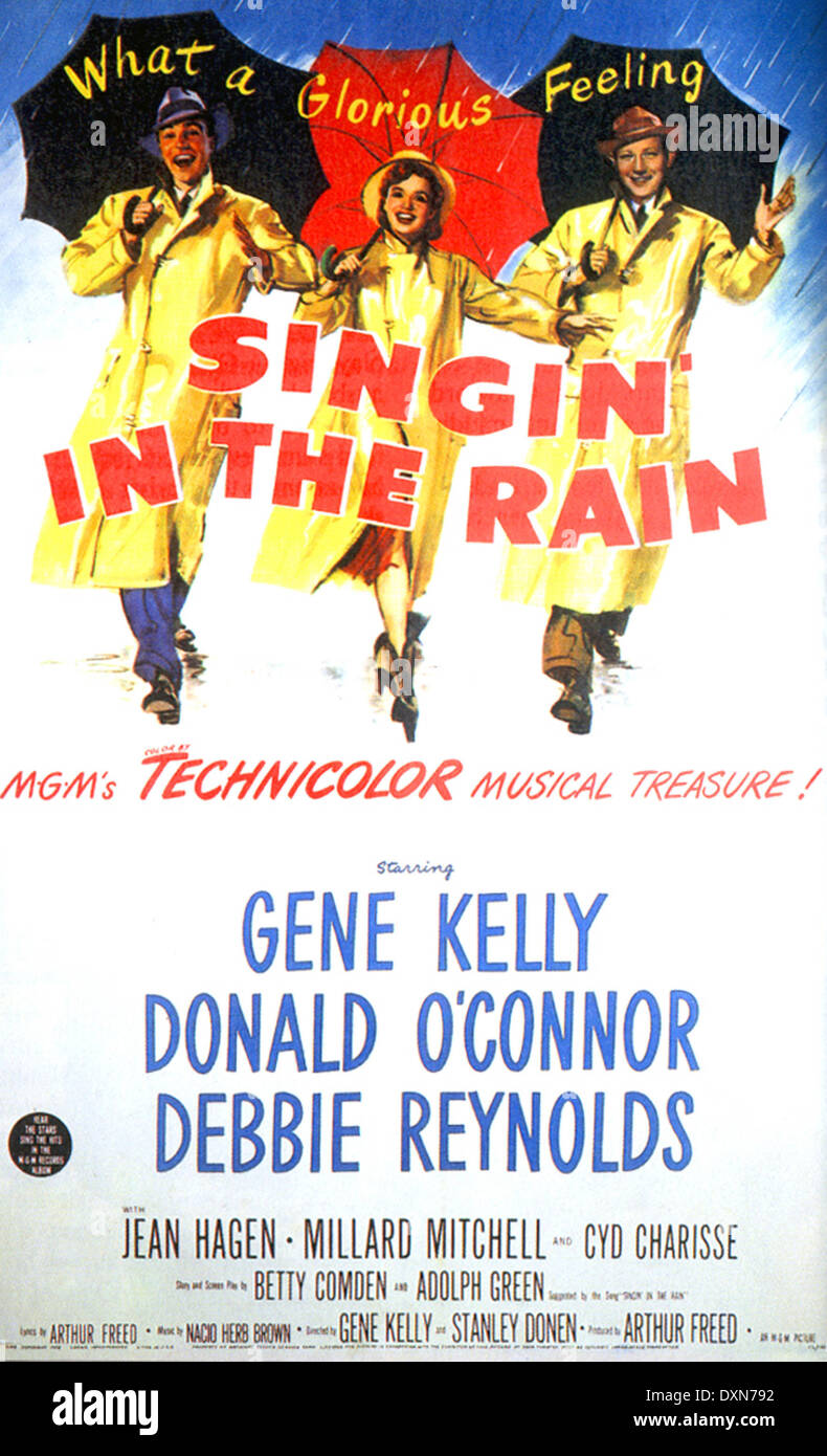 SINGIN ' IN THE RAIN Stockfoto
