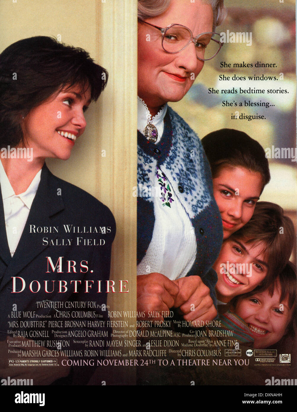 FRAU DOUBTFIRE Stockfoto