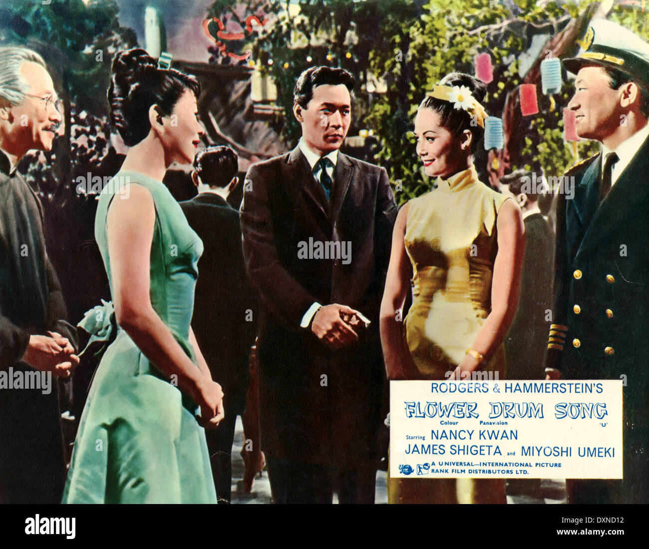 BLUME-TROMMEL-LIED Stockfoto