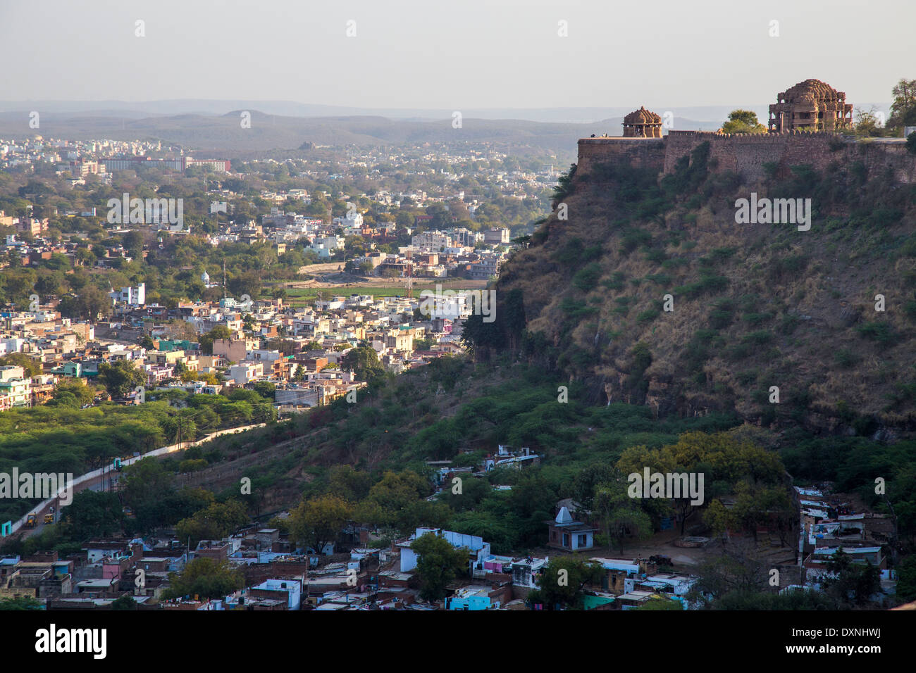 SAS-Bahu Hindu-Tempel in Gwalior, in der Nähe des Palastes, Madhya Pradesh, Indien Stockfoto