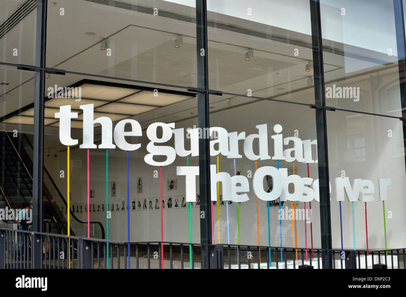 Die Wächter und Beobachter Zeitung-Unternehmenszentrale in Kings Place, London, UK. Stockfoto