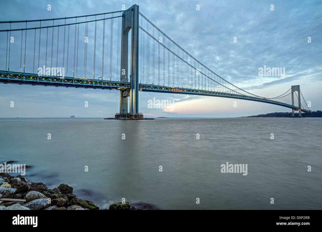 Verrazano-Narrows-Brücke Stockfoto