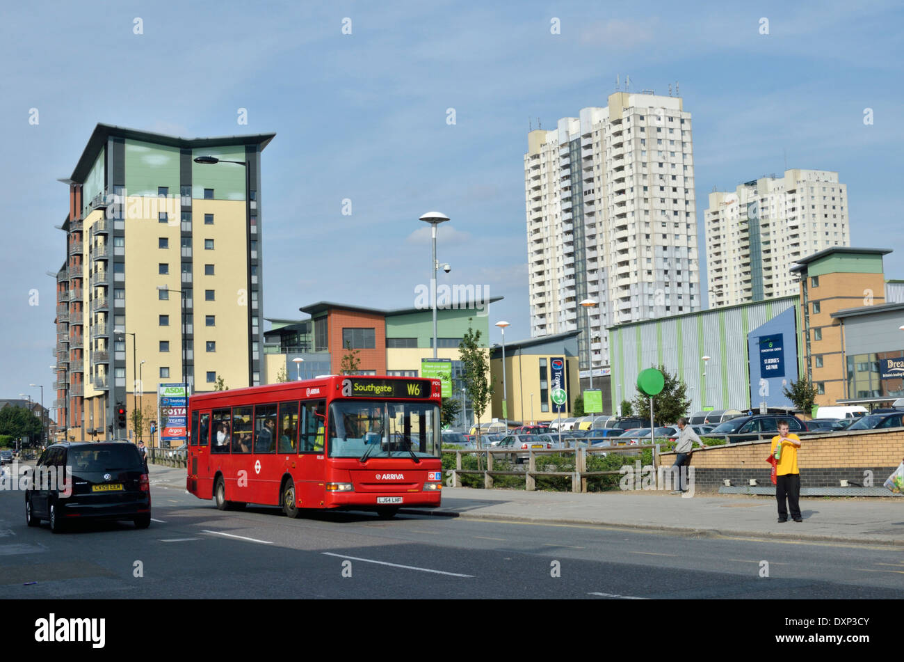 Edmonton grüne Broadway, London, UK. Stockfoto