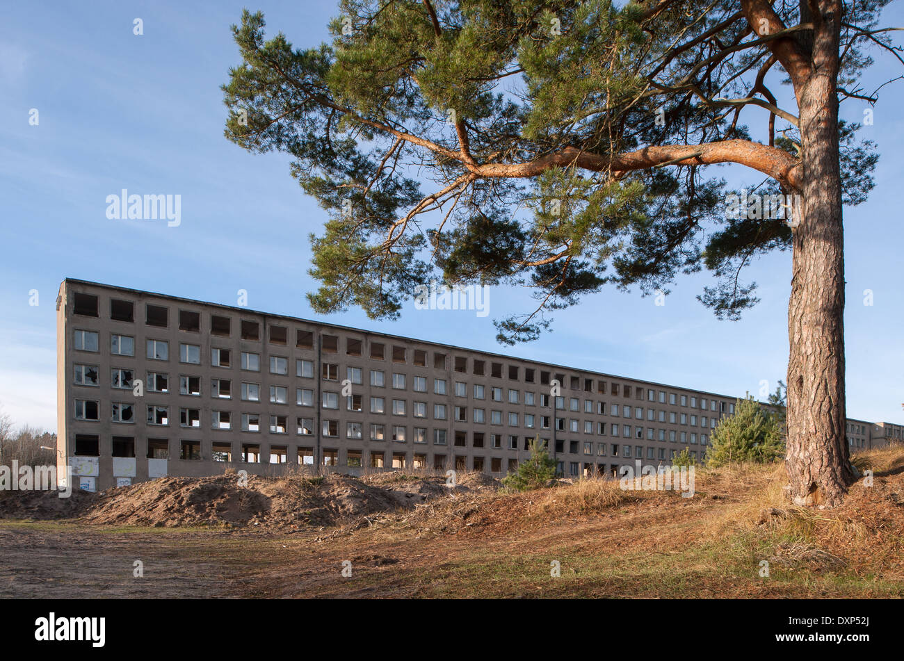 Prora, Deutschland, South Wing 2 des ehemaligen KdF-Werk in Prora auf Rügen Stockfoto