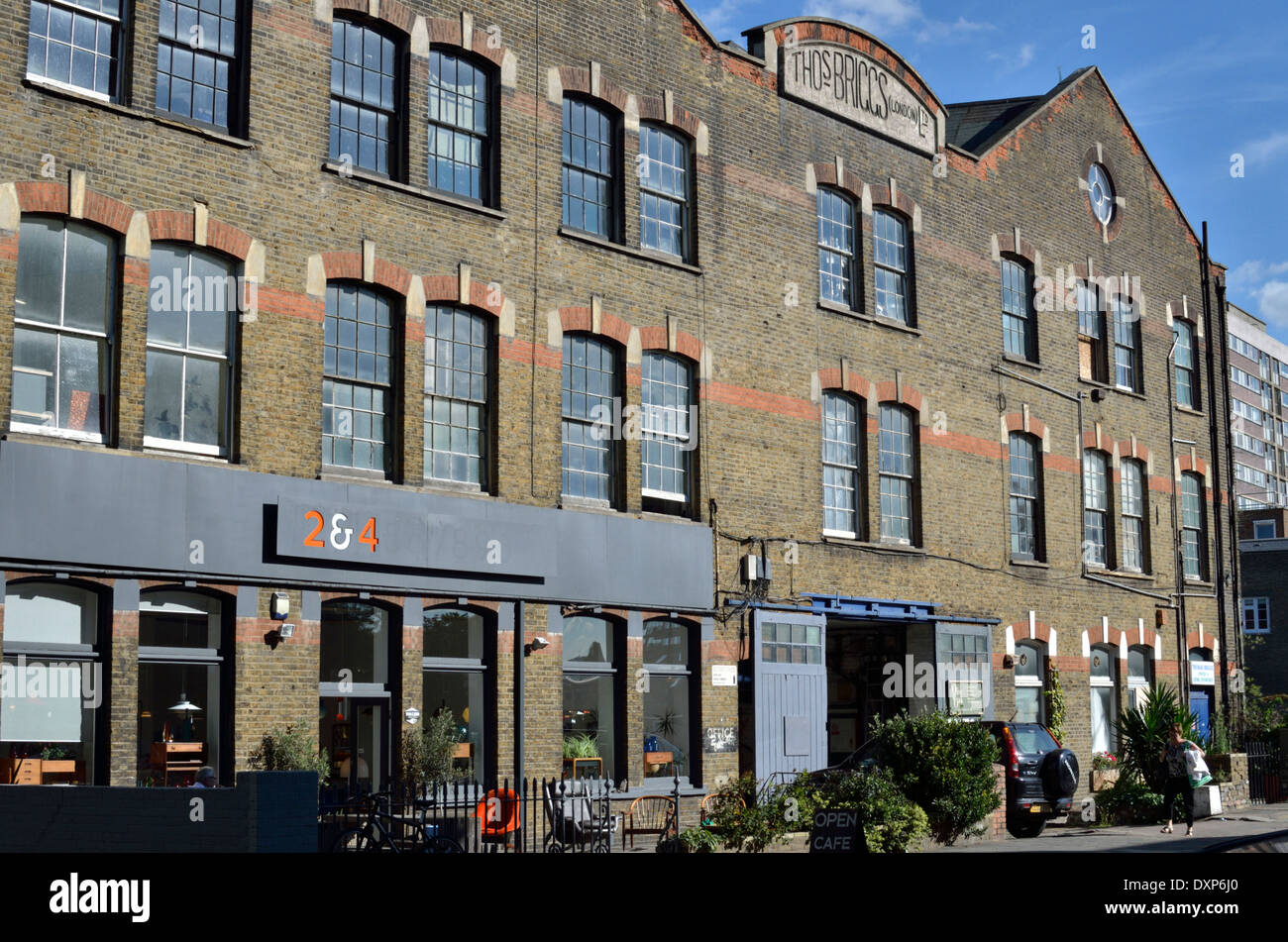 Thomas Briggs Gebäude 2-4 Southgate Road, Islington, London, UK Stockfoto