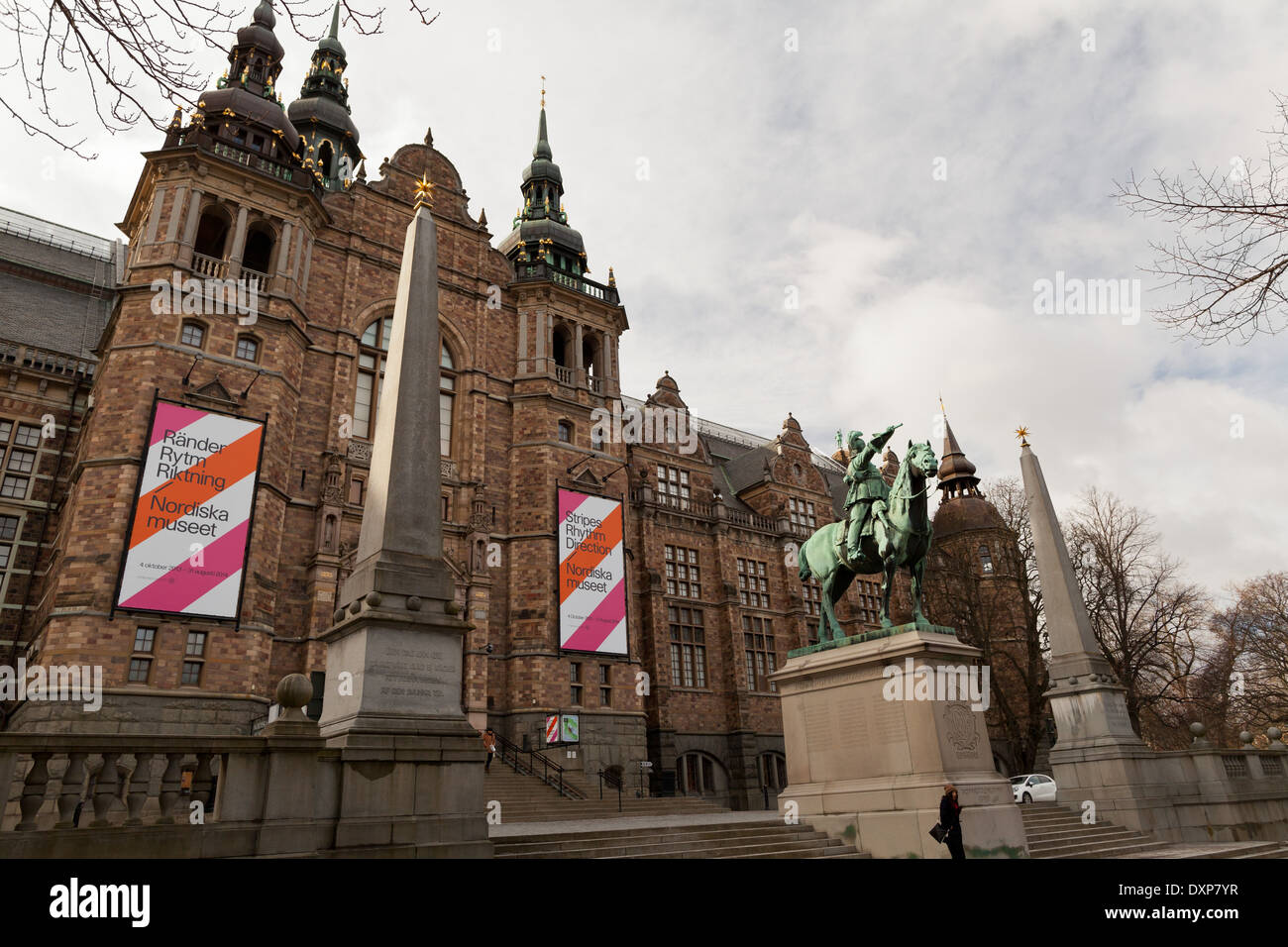 Stockholm, Schweden - Nordiska Museet (Nordische Museum), Djurgården, Östermalm Stockfoto