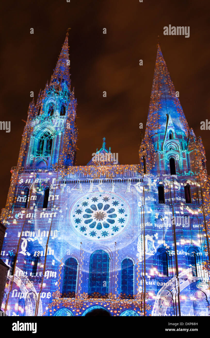 Kathedrale von Chartres, Eure-Et-Loir, Centre, Frankreich Stockfoto