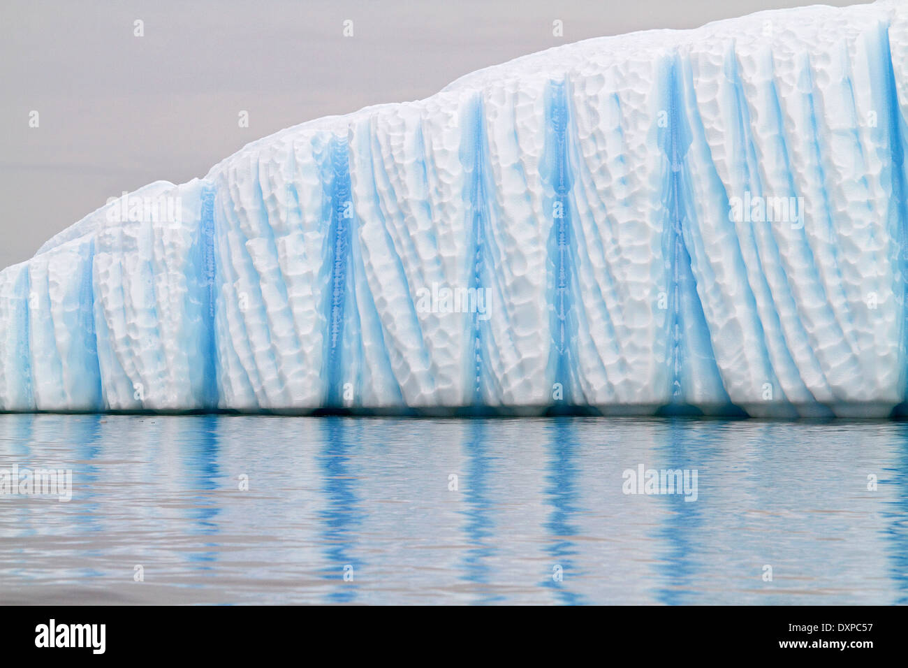 Eisberge der Antarktis Eis berg mit blauem Eis. Schöne antarktische Landschaft. Stockfoto
