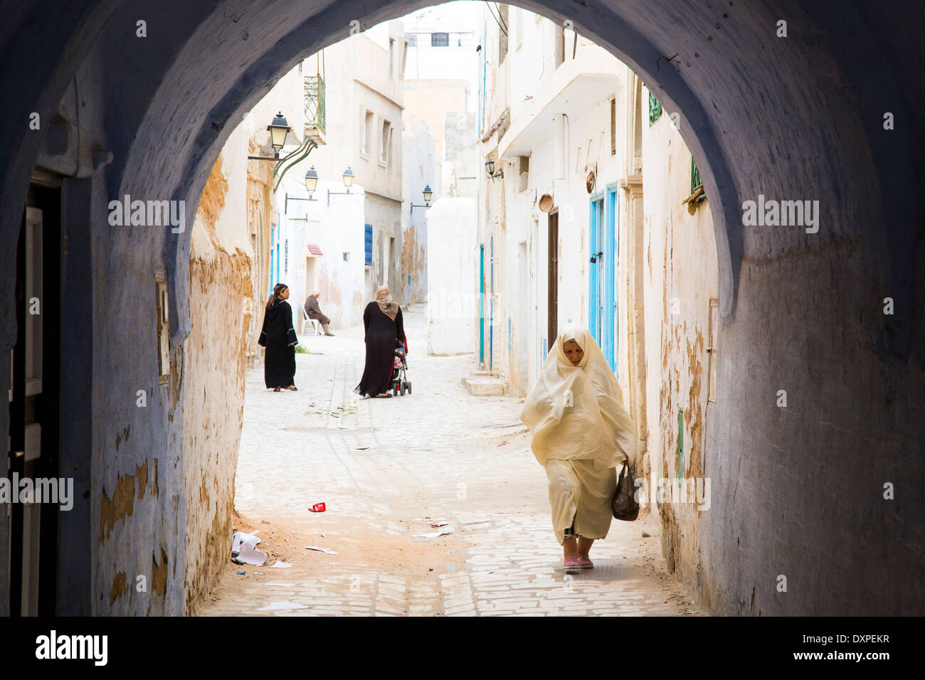 Die Medina von Kairouan, Tunesien Stockfoto