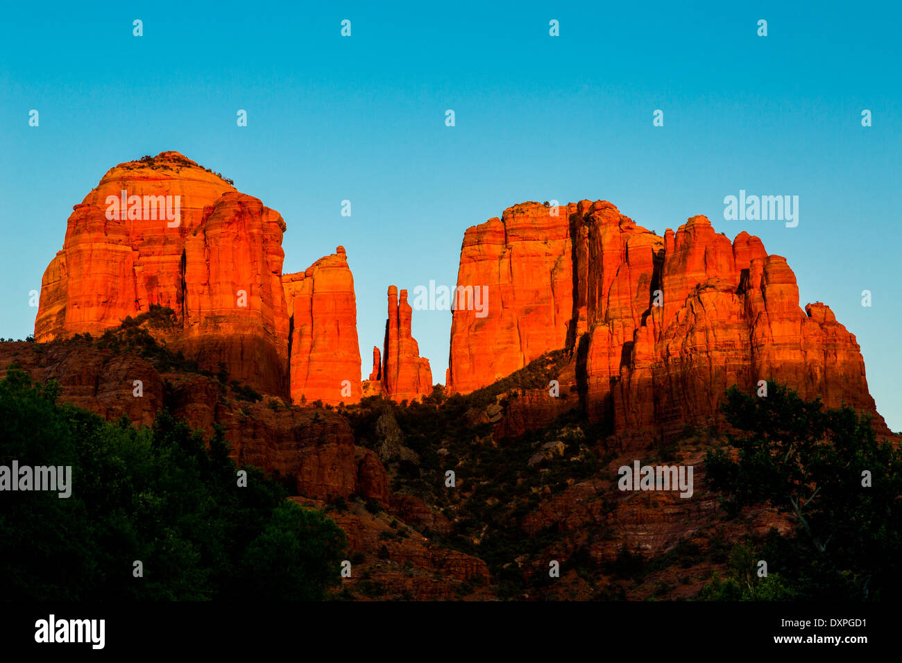 Cathedral Rock in Sedona, Arizona Stockfoto