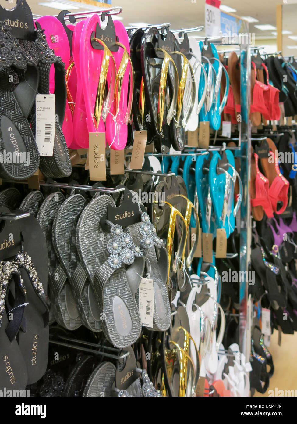 Damen Schuhe Abschnitt, Sears Store WestShore Plaza, Tampa, FL, USA Stockfoto