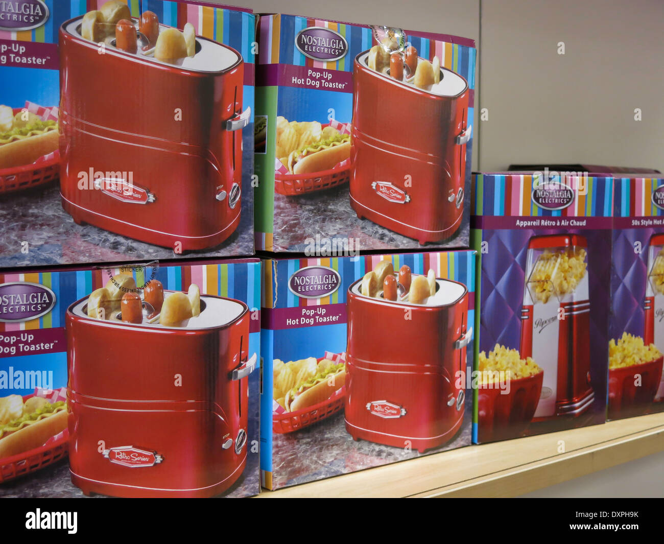 Teestunden Elektrik Hotdog-Pop-up-Toaster, Küche Appliance Abschnitt Sears Store, WestShore Plaza Tampa, FL, USA Stockfoto