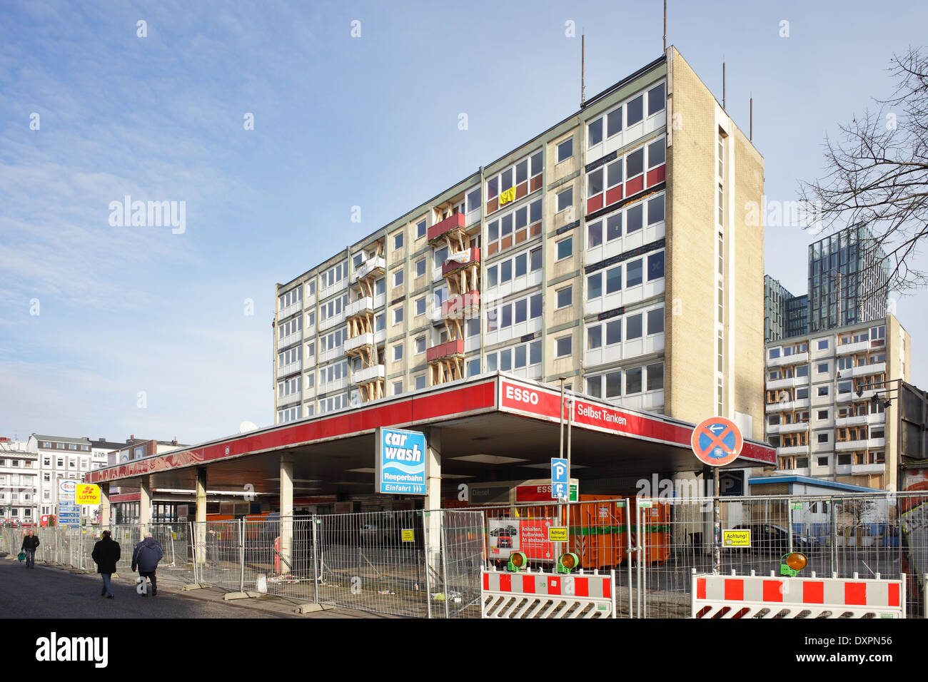 Hamburg, Deutschland, Esso Häuser auf der Reeperbahn in Hamburg-St ...