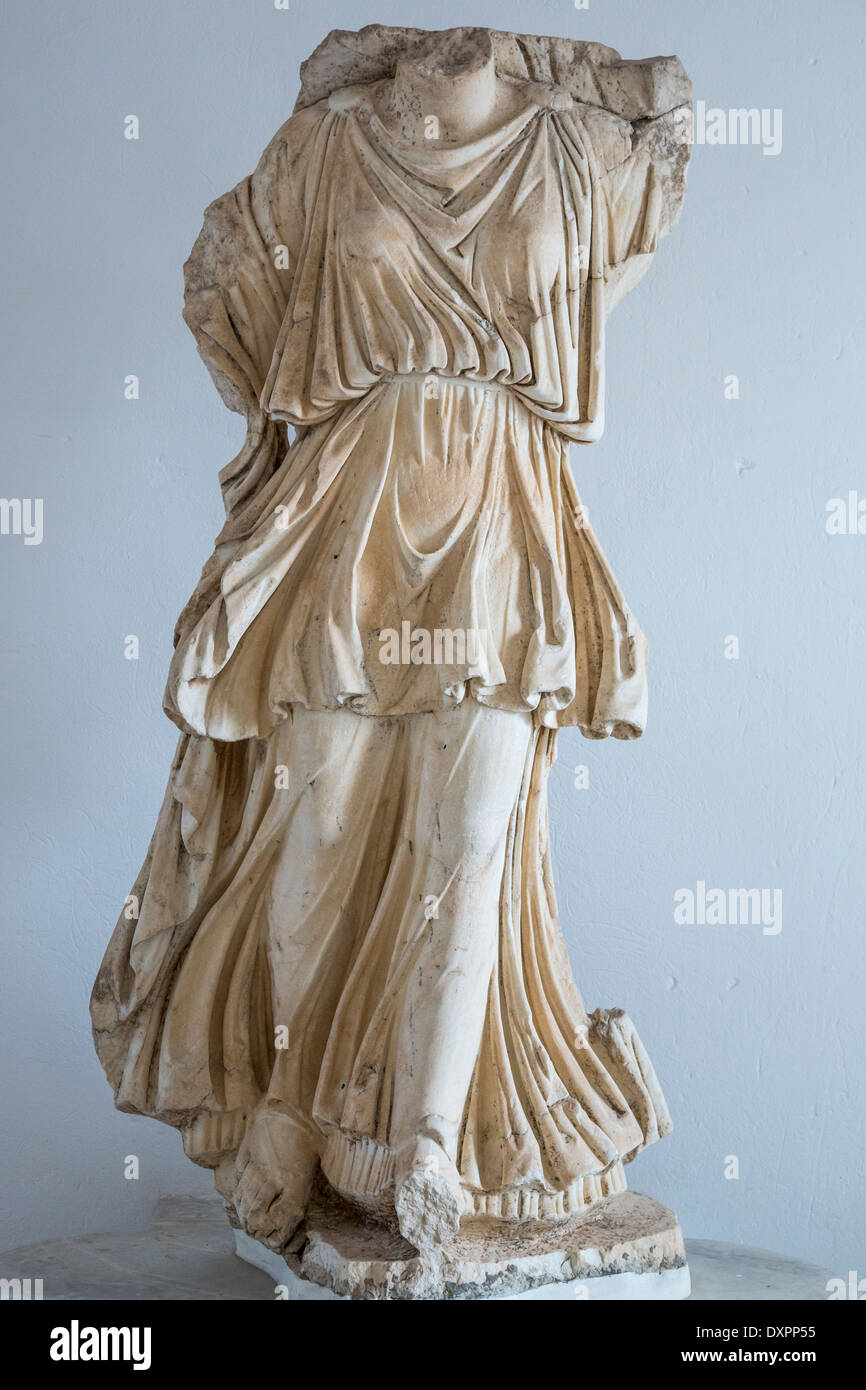 Römische Statue in Karthago Nationalmuseum, Tunis, Tunesien Stockfoto
