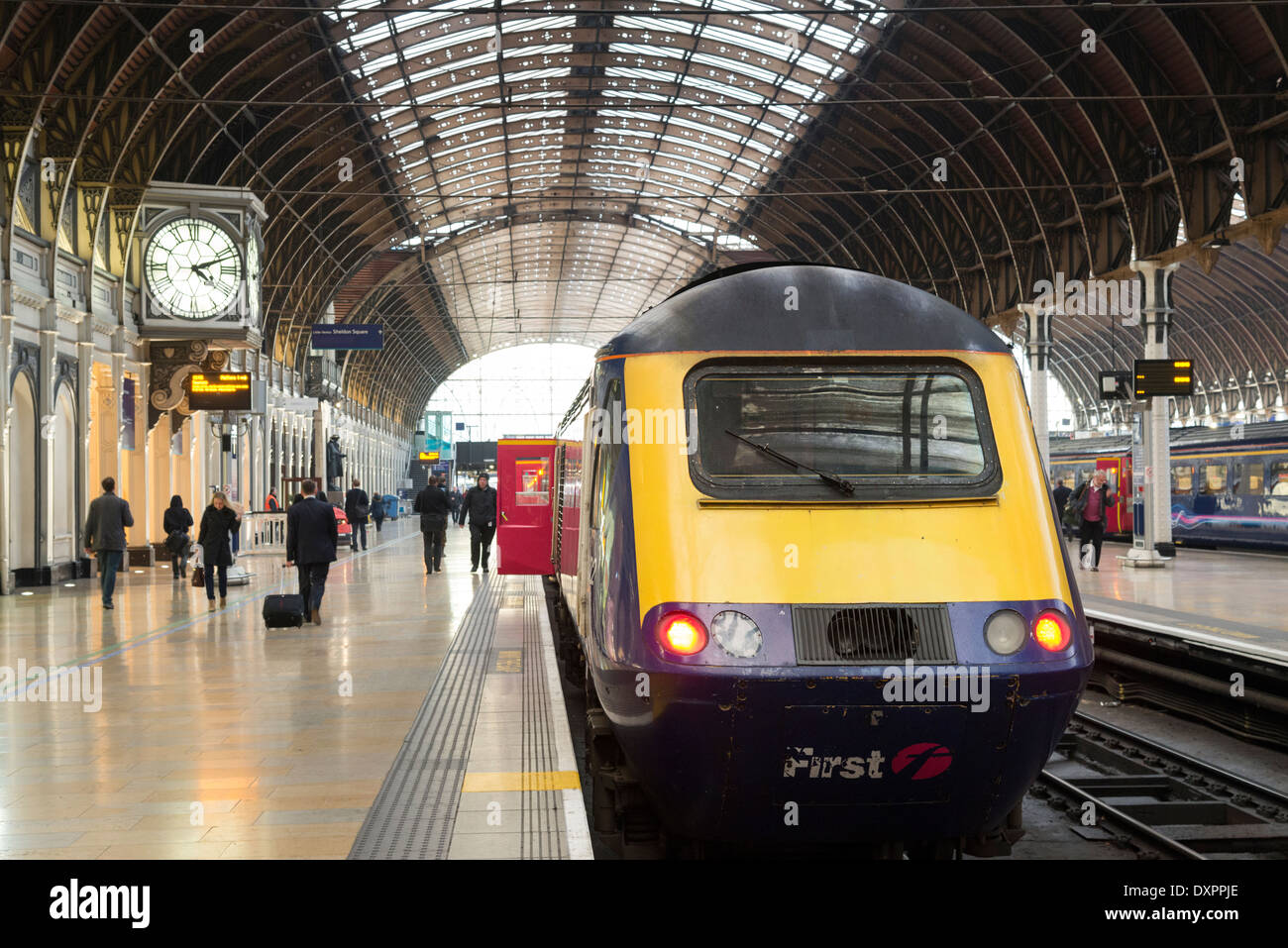 Der Bahnhof Paddington, London, UK Stockfoto