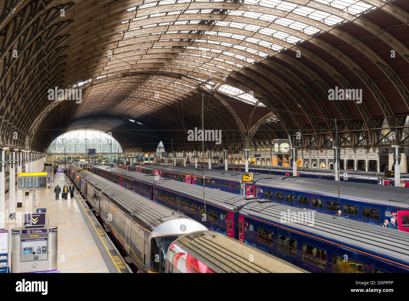 Paddington Bahnhof Station, London, England, UK Stockfoto