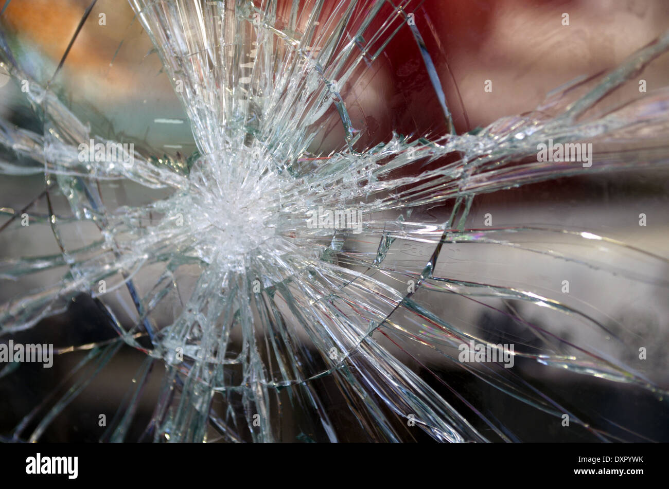 Shop Fenster Glasscherben in Venedig, Italien Stockfoto