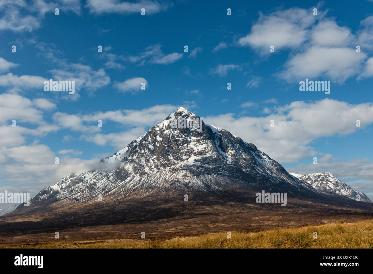 Stob Dearg der Hauptgipfel des Buachaille Etive Mor Stockfoto