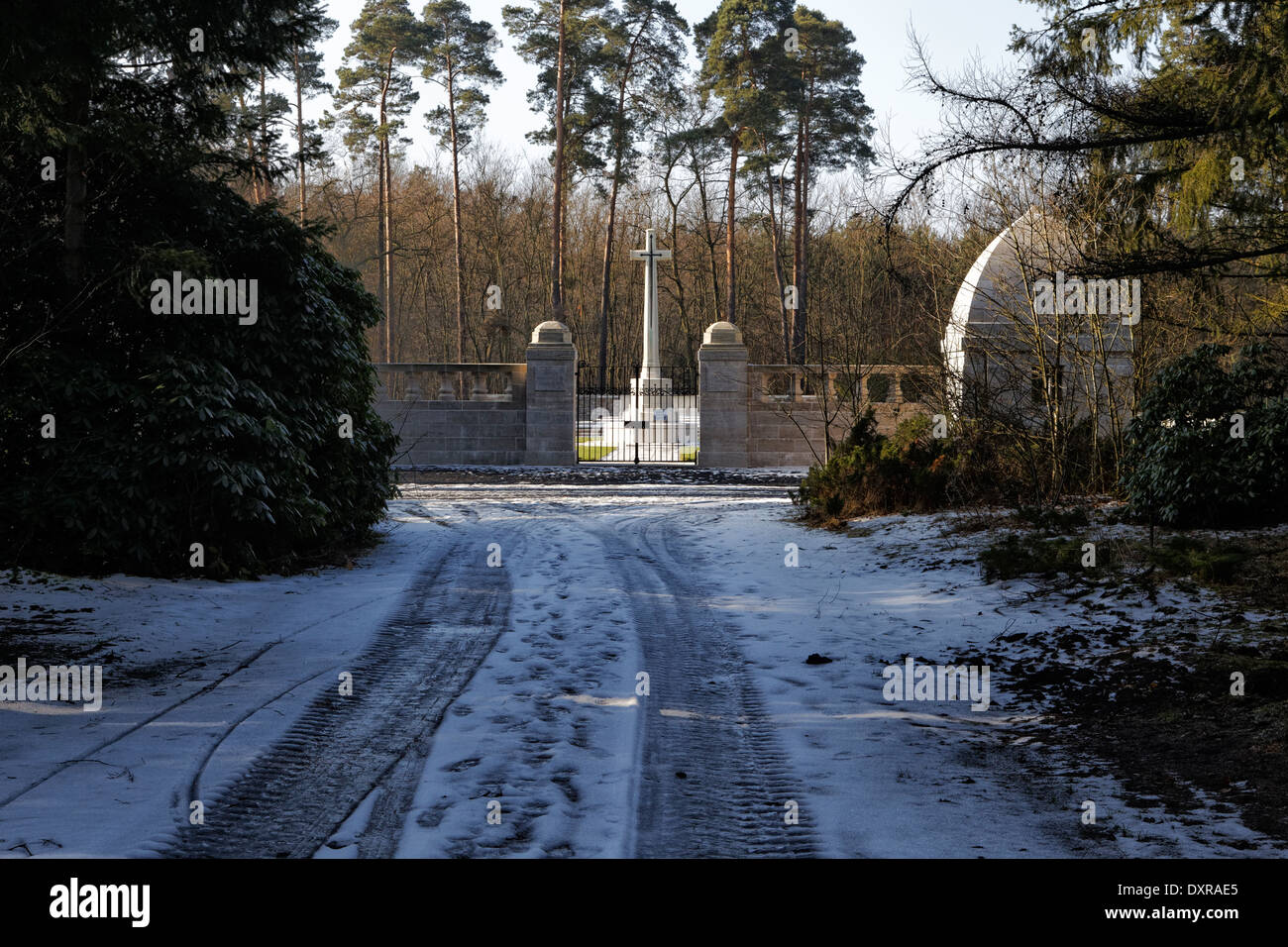 Stahnsdorf, Deutschland, British Military Cemetery Stockfoto