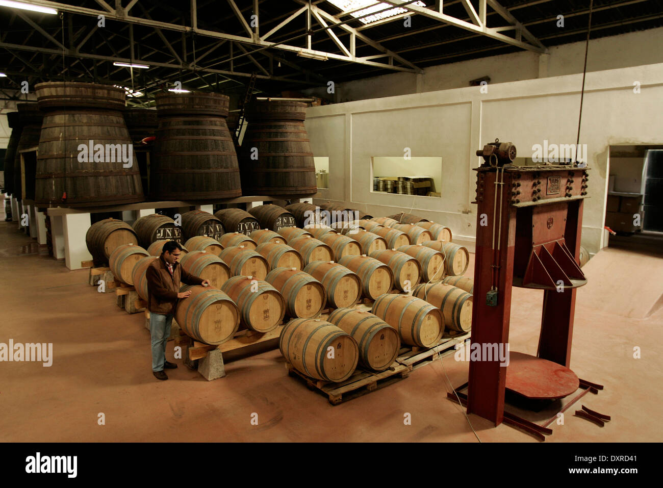 Colares Wein Keller in Sintra, Portugal Stockfoto