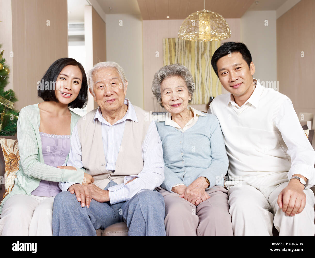 asiatischen Familie Stockfoto