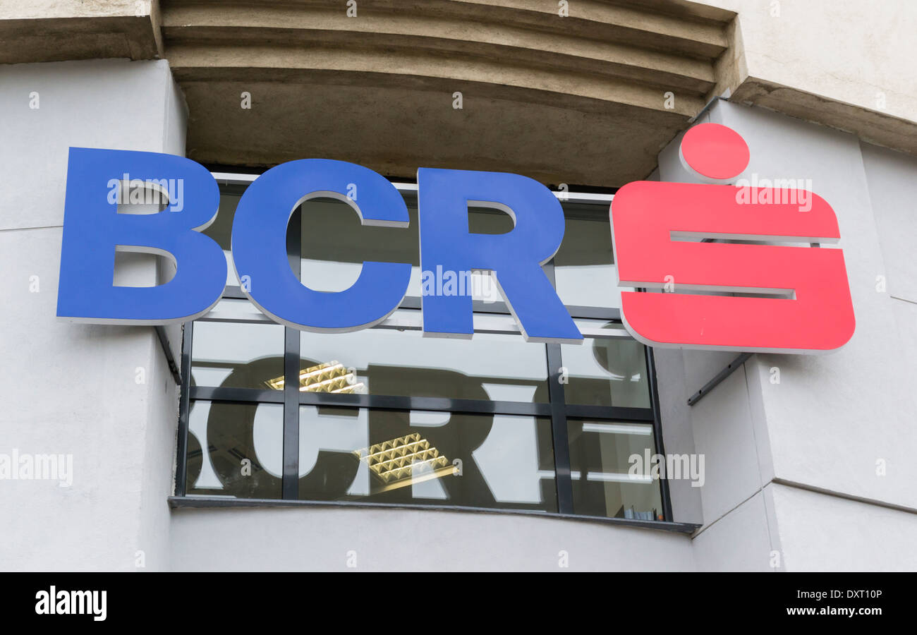 BCR Zeichen Stockfoto