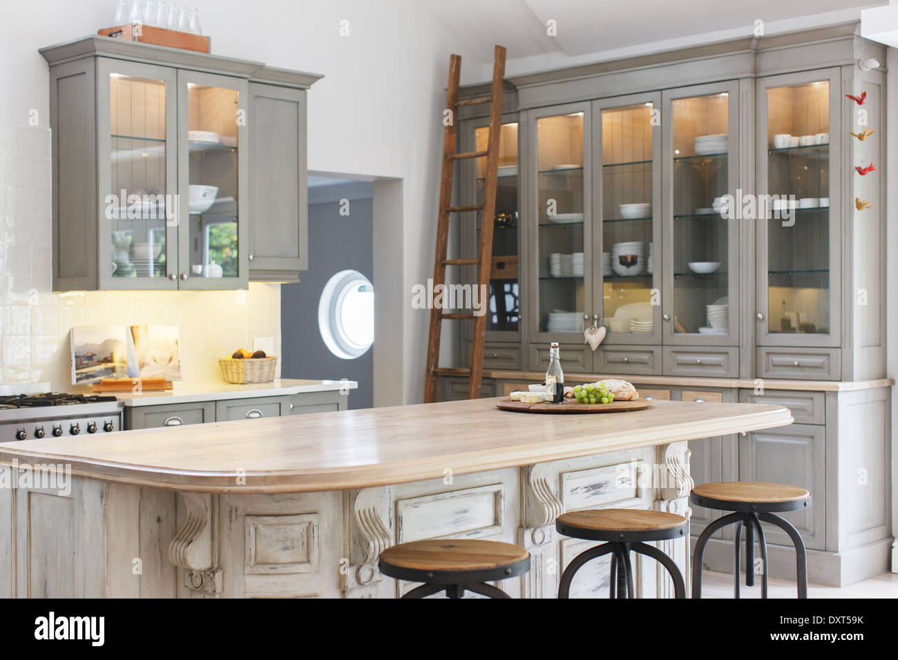 Luxus-Küche Stockfoto
