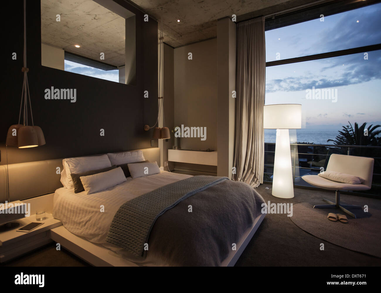 Moderne Schlafzimmer Stockfoto