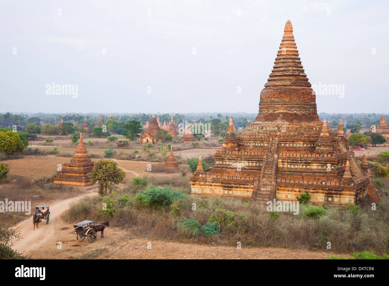 Buddhistischer Tempel in Bagan, Myanmar Stockfoto