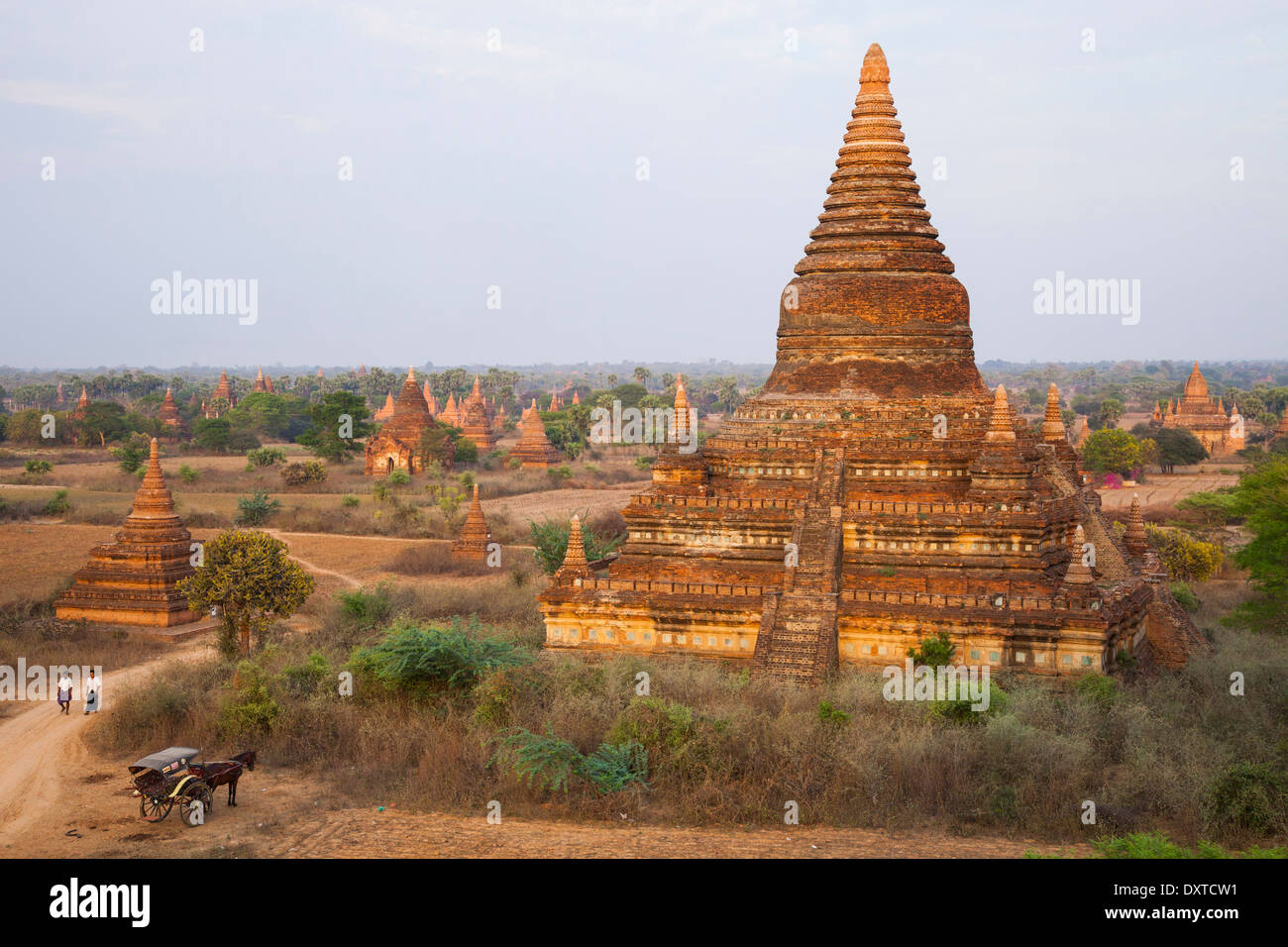 Buddhistischer Tempel in Bagan, Myanmar Stockfoto