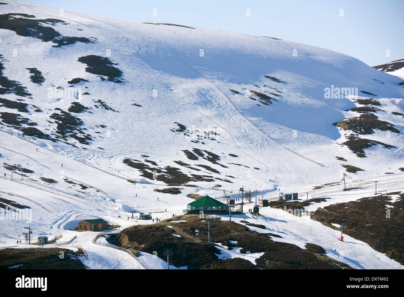 Glenshee Ski-Zentrum. Stockfoto