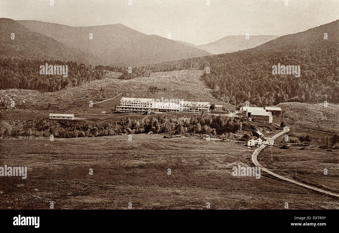 Glen House, ein Erholungsort in Pinkham Kerbe der White Mountains, New Hampshire, 1870. Foto Stockfoto