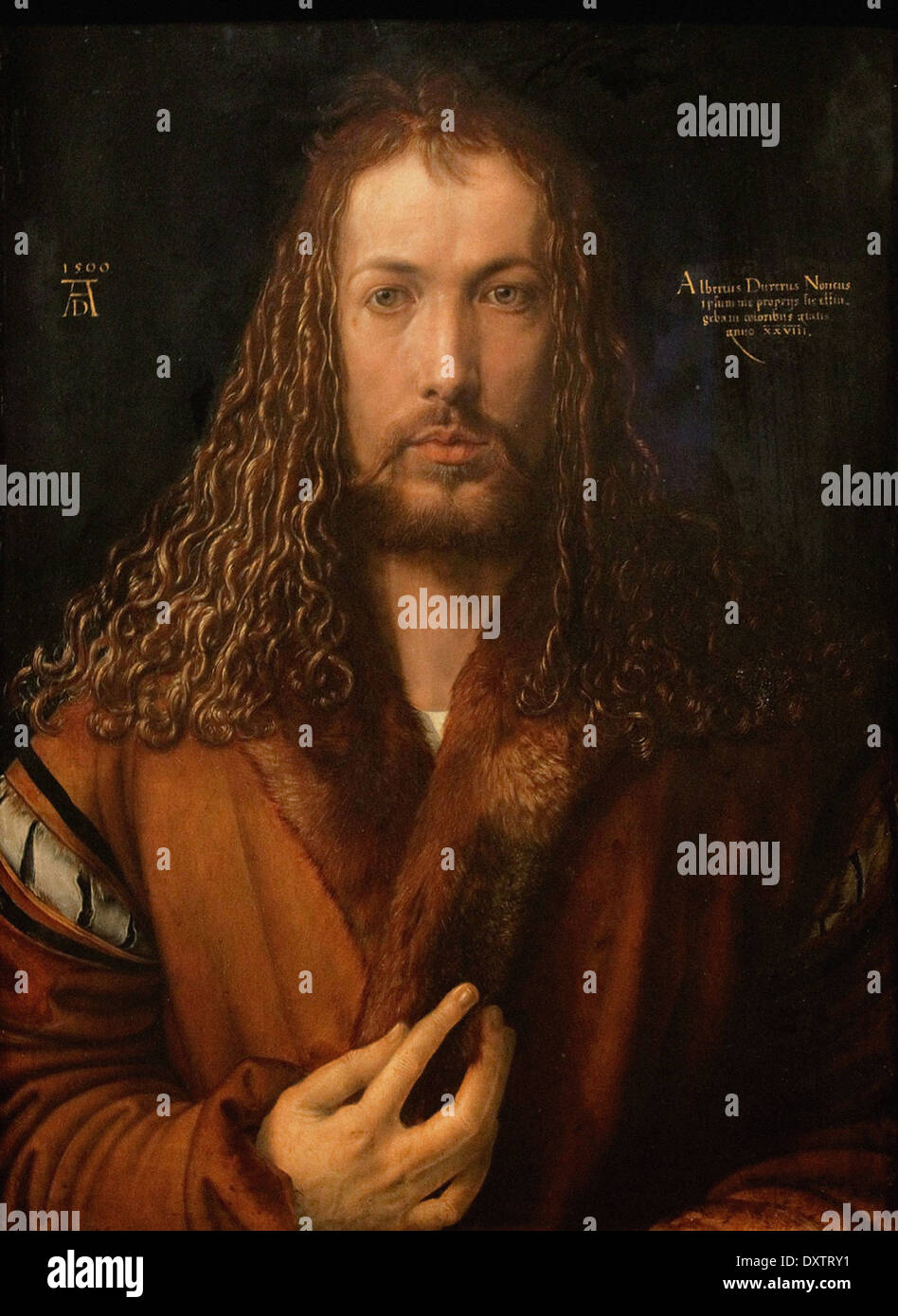 Albrecht Dürer-Selbstbildnis Stockfoto