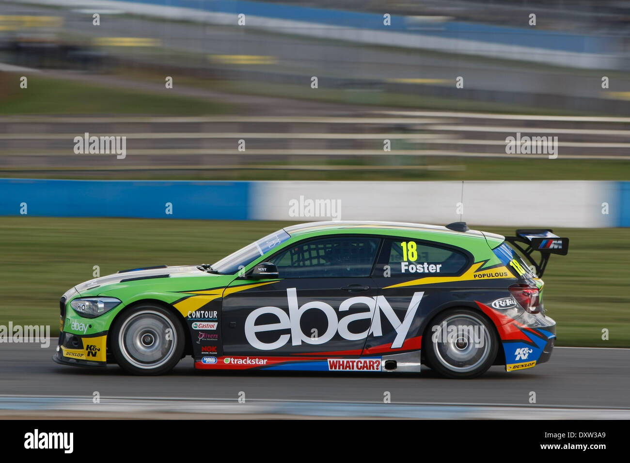Nick Foster (GBR) eBay Motors BMW 125i M Sport Stockfoto