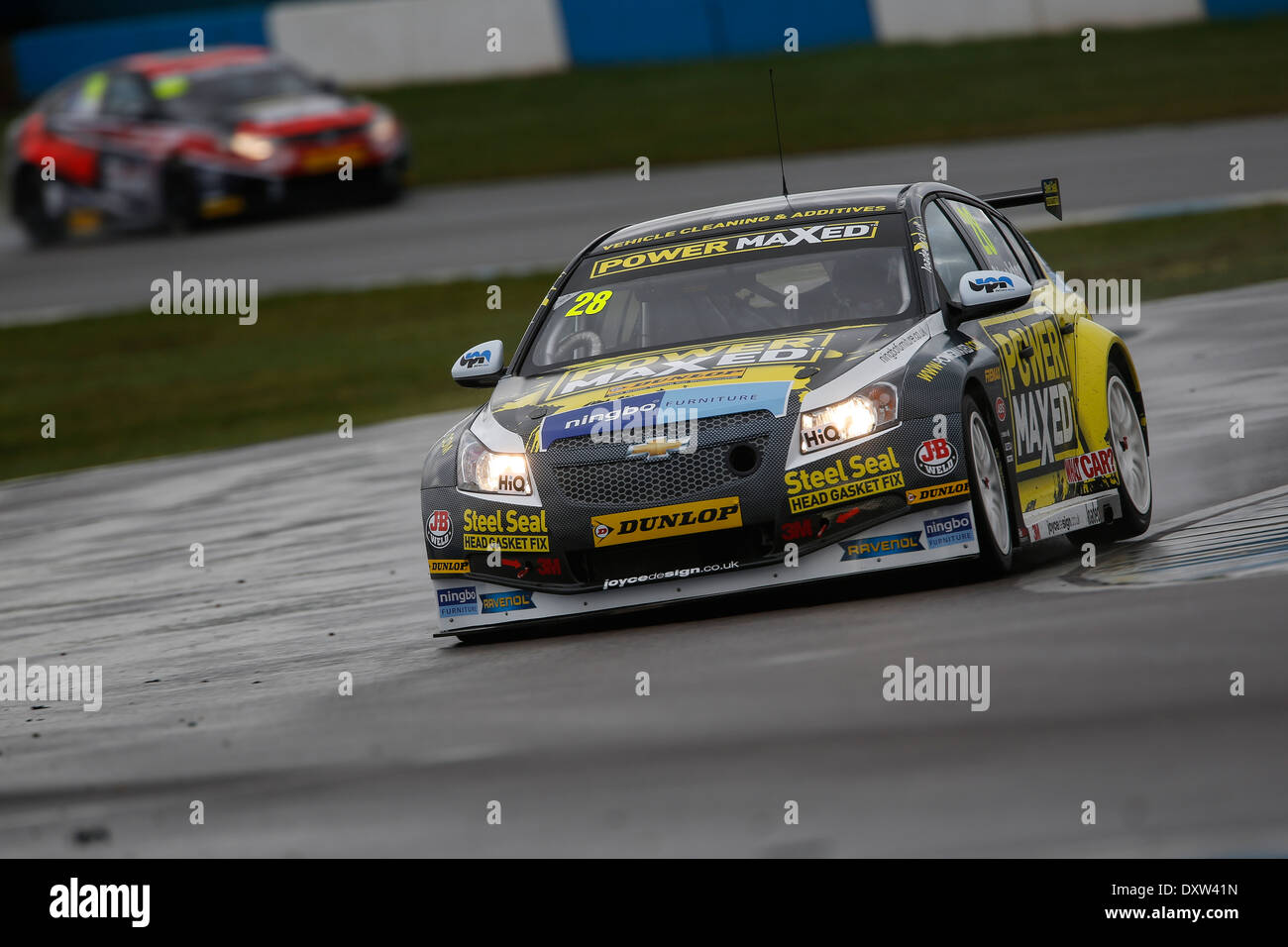 Chris Stockton (GBR) macht ausgereizt Racing Chevrolet Cruze 5dr Stockfoto