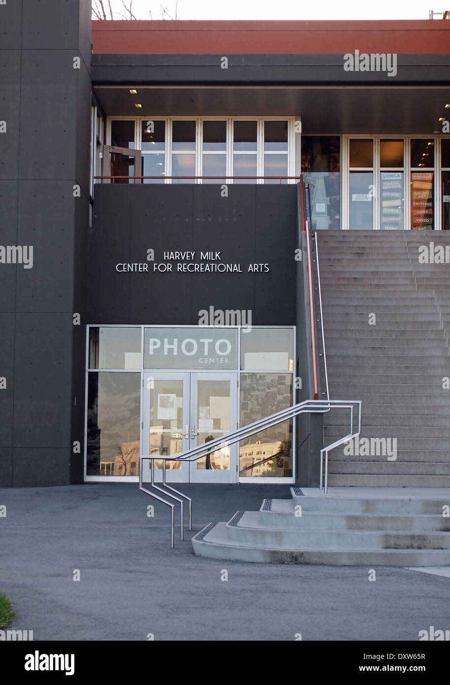 Harvey Milk Zentrum für Freizeit Kunst San Francisco Stockfoto