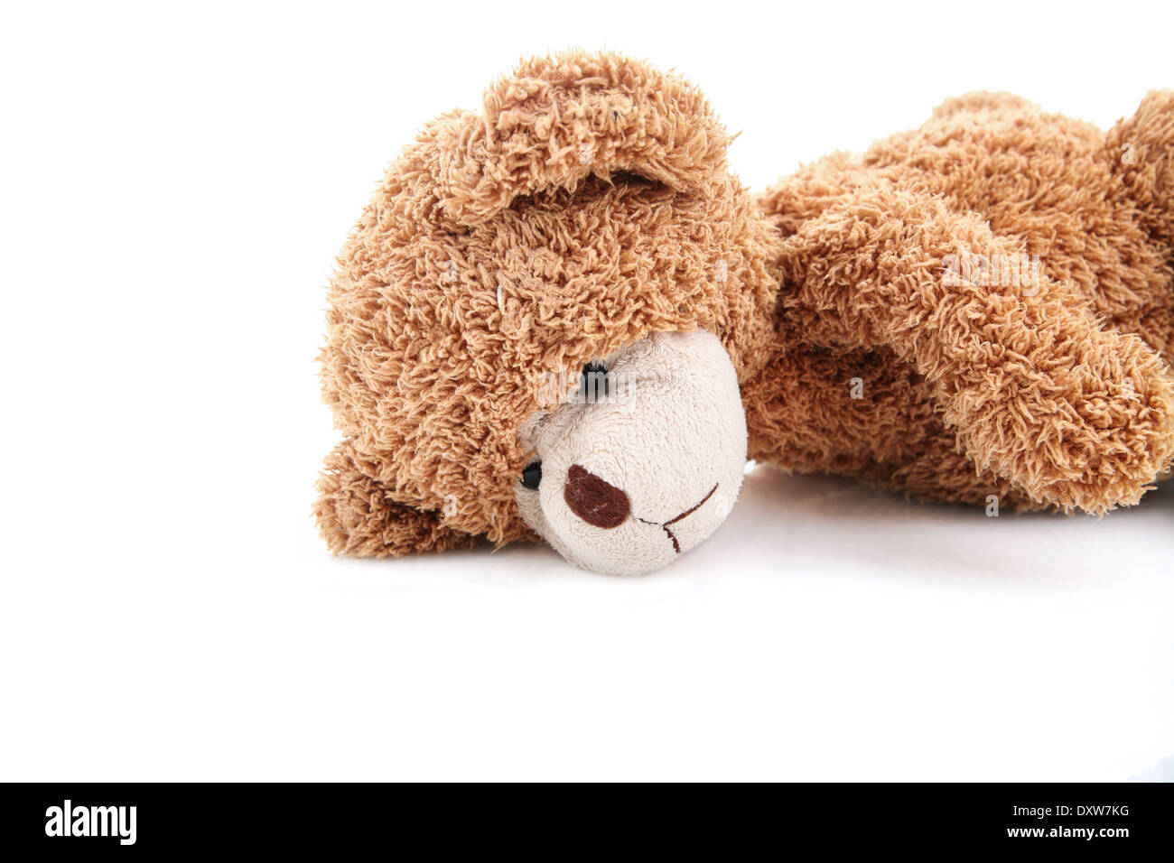 trauriger Teddy bear Stockfotografie Alamy