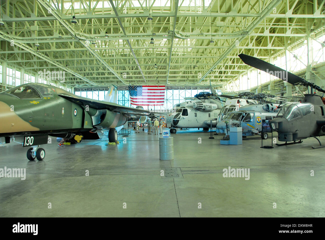 Pacific Aviation Museum auf Ford Island in Pearl Harbor, Oahu, in dem Bundesstaat Hawaii Stockfoto