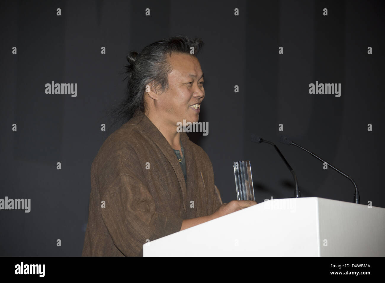 Kim Ki-Duk Douglas Sirk Award beim 20. Filmfest Filmfestival Hamburg bekommen. Wo: Hamburg Deutschland wenn: 4. Oktober 2012 Stockfoto