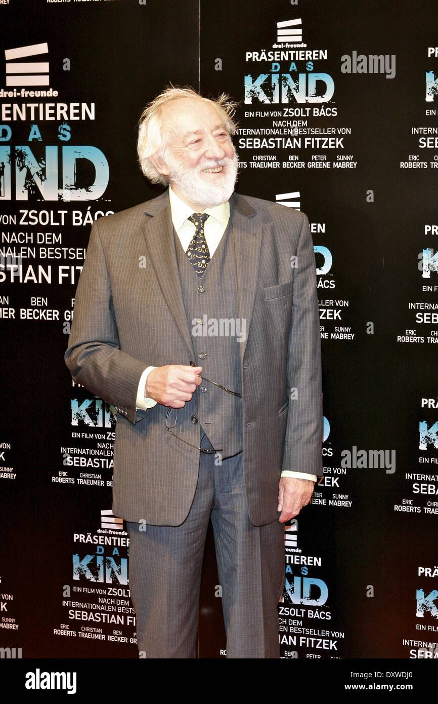 Dieter Hallervorden in der deutschen Erstaufführung von "Das Kind" im Cinemaxx-Kino. Wo: Berlin Deutschland wenn: 17. Oktober 2012 Stockfoto