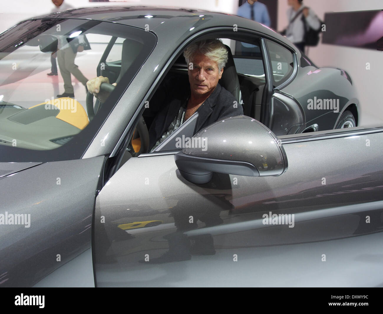 Jürgen Prochnow Check-out der neuen Porsche Cayman auf der LA Auto Show. Los Angeles-Kalifornien - 28.11.2012 wenn: 28. November 2012 Stockfoto