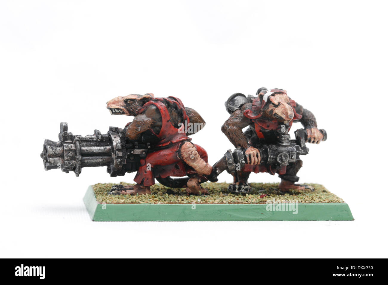 Skaven Ratling Pistole gemalt von Fotograf Stockfoto