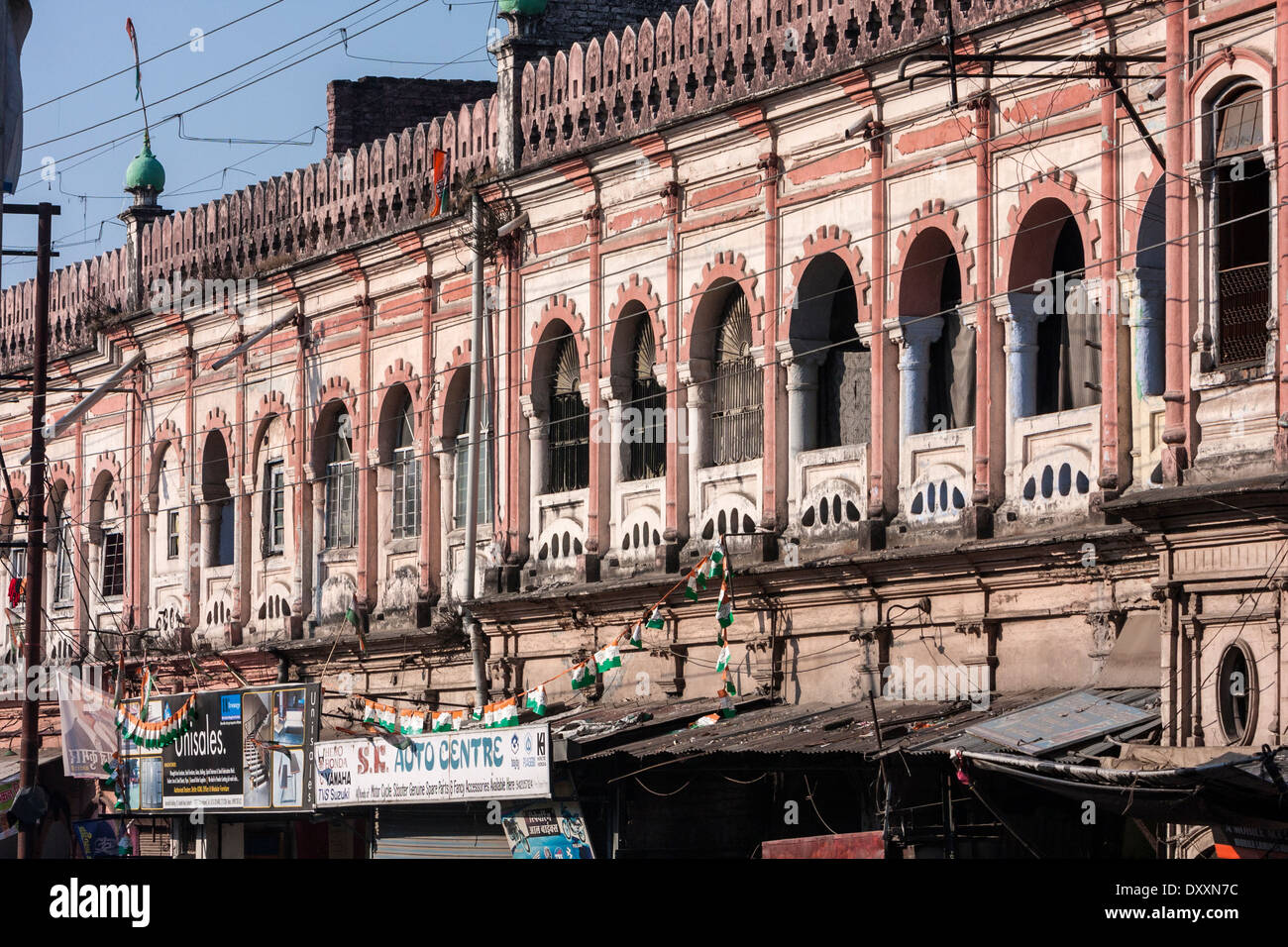 Indien, Dehradun. Inamullah Gebäude, ein architektonisches Beispiel aus der Kolonialzeit. Stockfoto