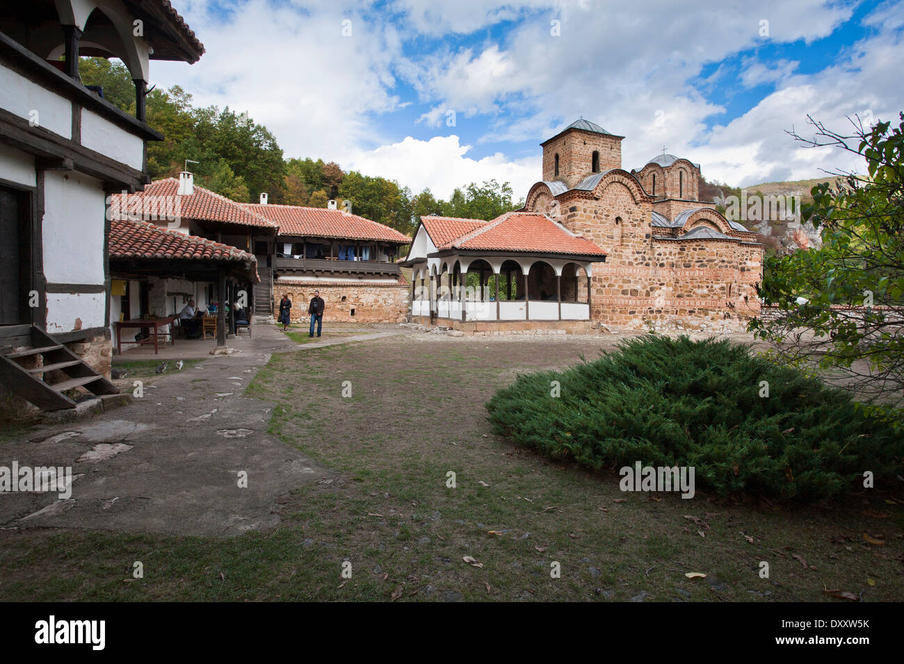 Kloster Poganovski, Serbien, in der Nähe des Dorfes Poganovo, in der Schlucht des Flusses Erma, Gemeinde Dimitrovgrad, Balkan Stockfoto